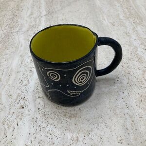 Pottery Ceramic Mug Gorgeous Art Animal